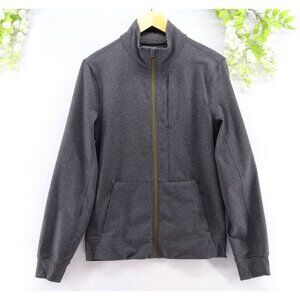 Lululemon Men's Prepost Jacket Heathered Black Gray Sz S